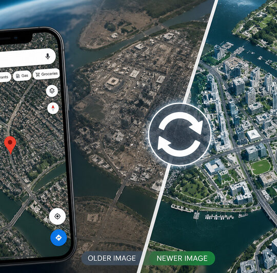 Google Maps updating satellite images