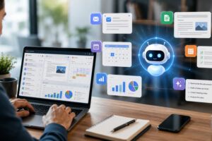 AI assistant helping to automate daily productivity tasks and workflows