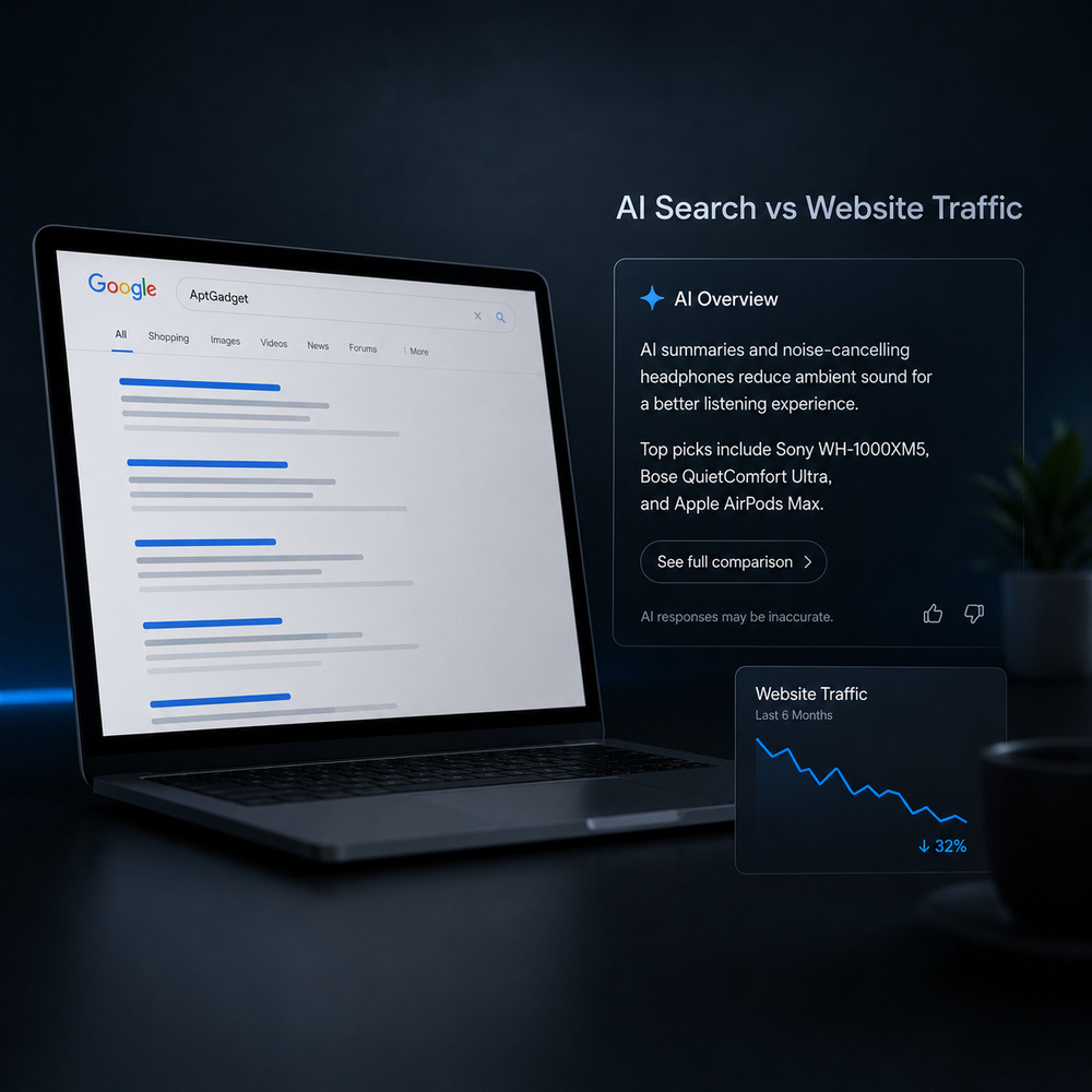 AI search killing website traffic