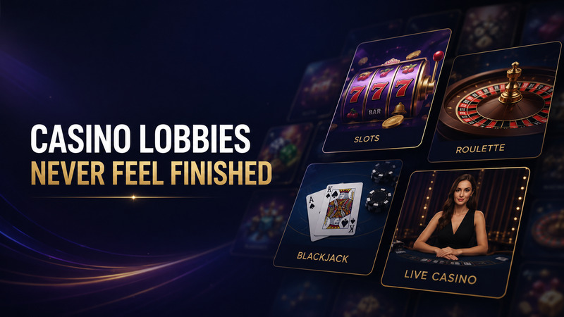 Casino Lobbies Never Really Feel Finished