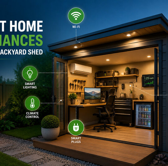 Smart Home Appliances to Upgrade Your Backyard Shed